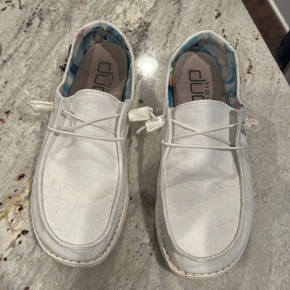 hey dude slip ons